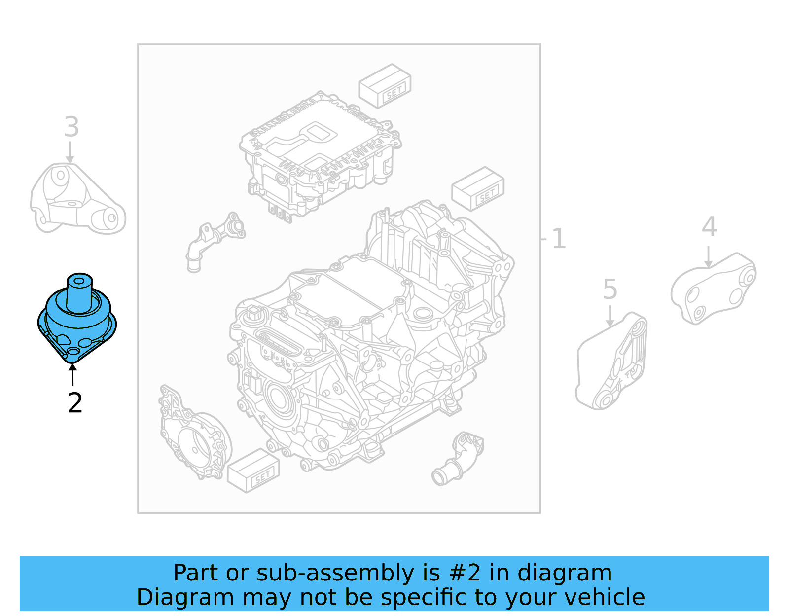Rear Mount 1EA-199-555-B - View 2
