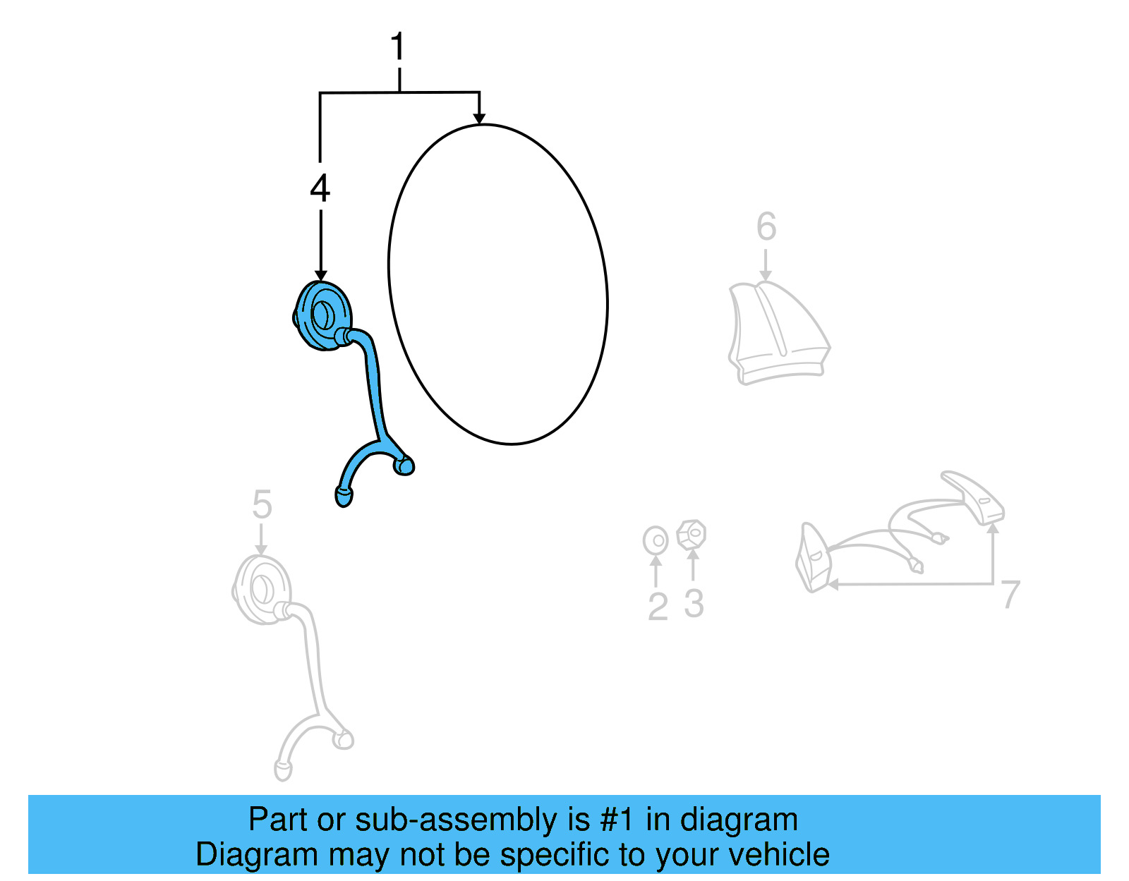 Steering Wheel 7D0-419-091-J-01C - View 5