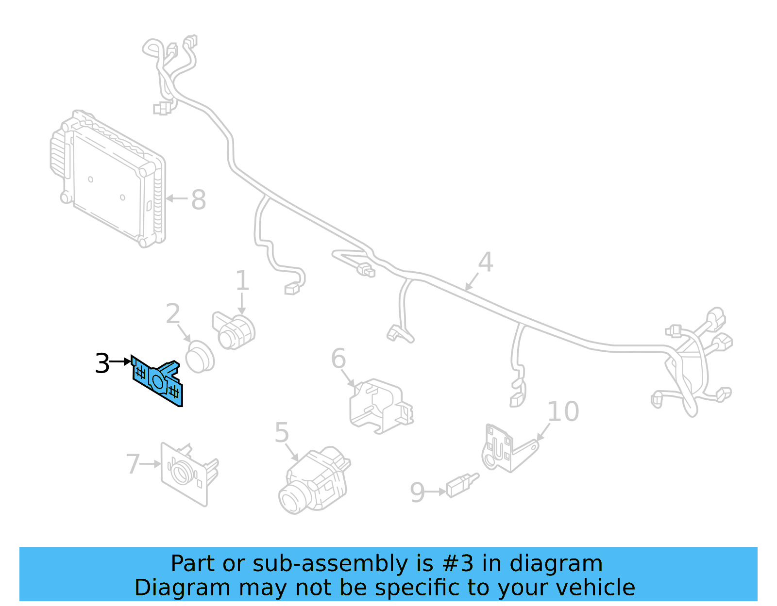 Bracket 5NN-919-399 - View 3