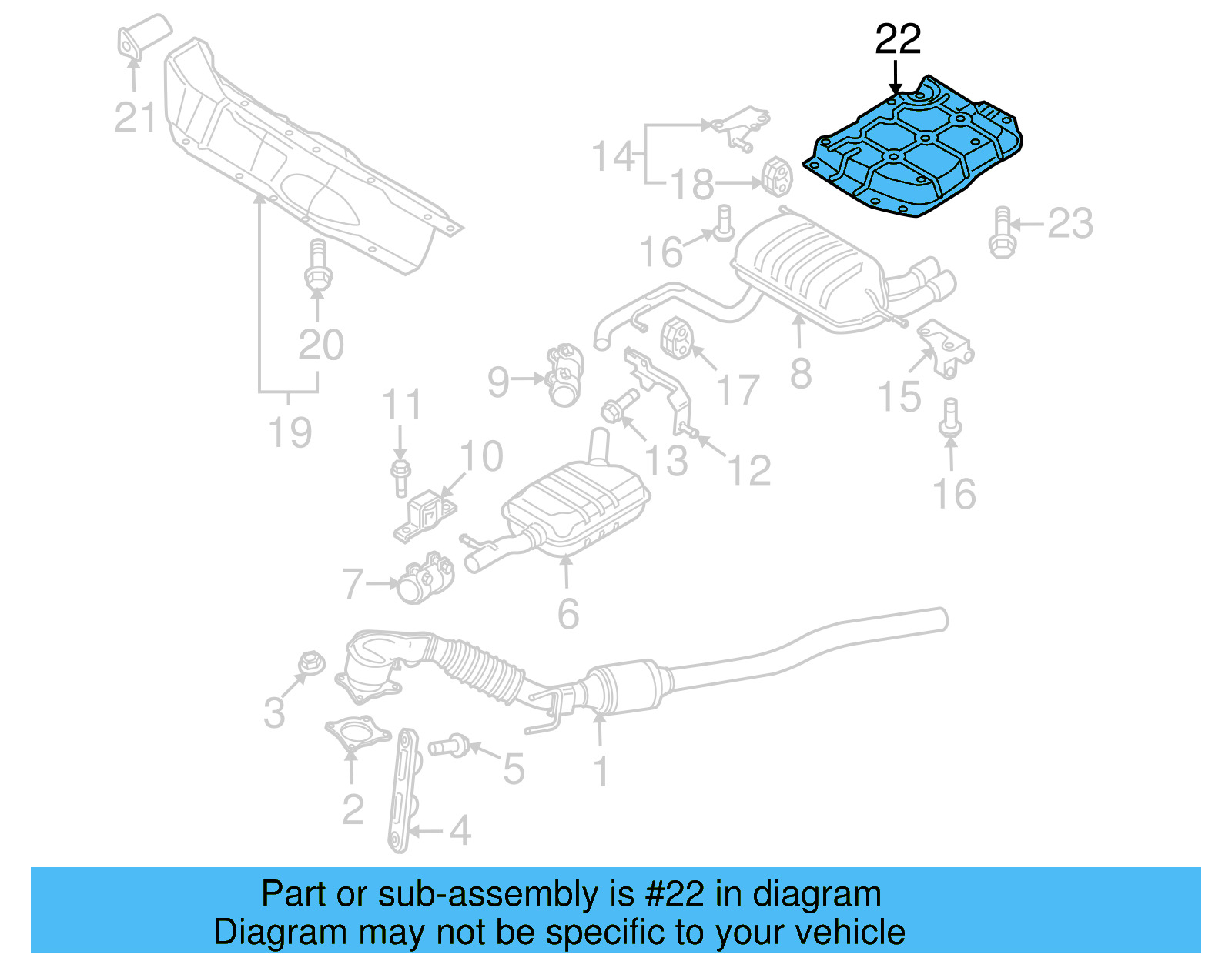 Resonator Shield 5N0-825-701-H - View 4