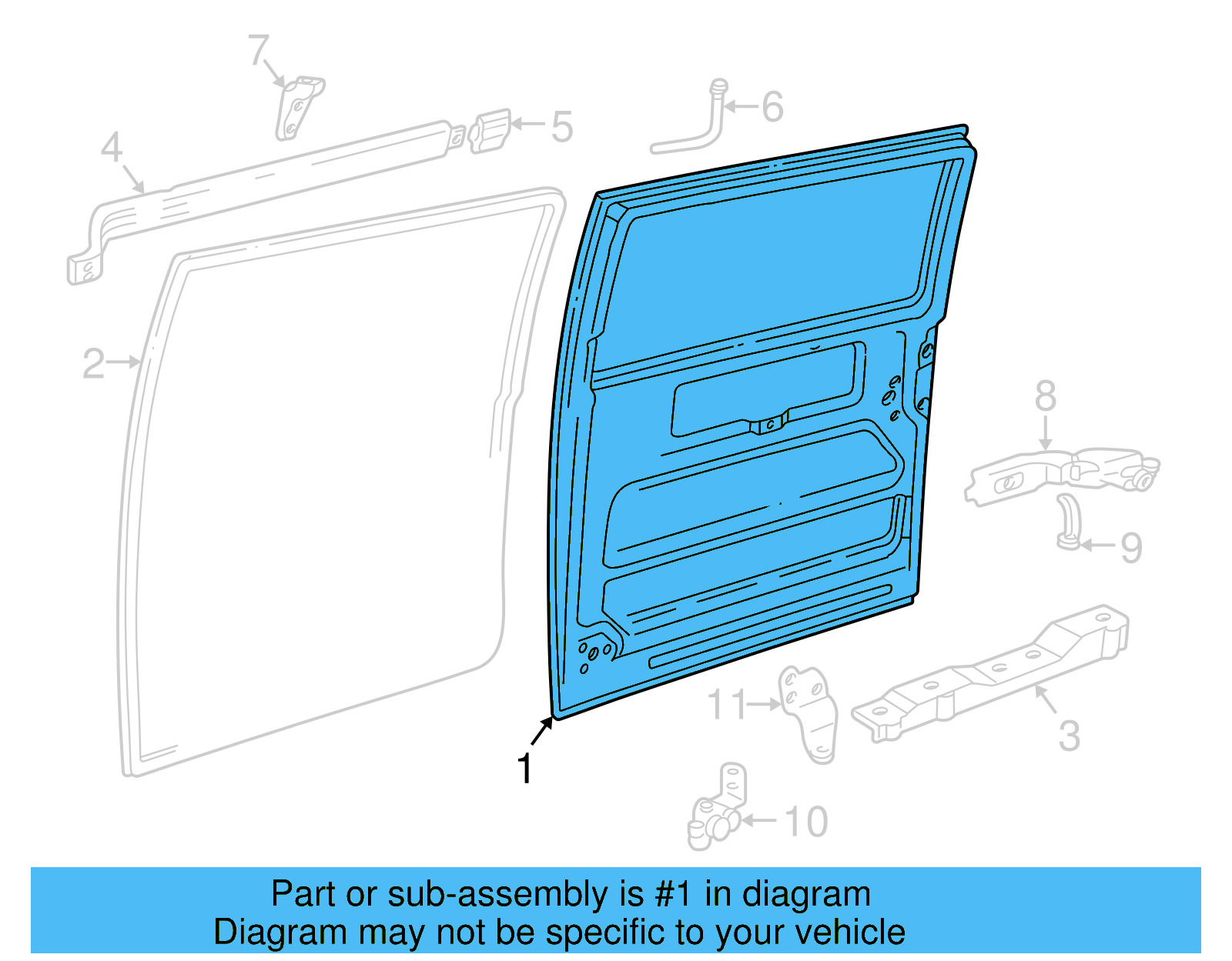 Door 7D0-843-108-C - View 5