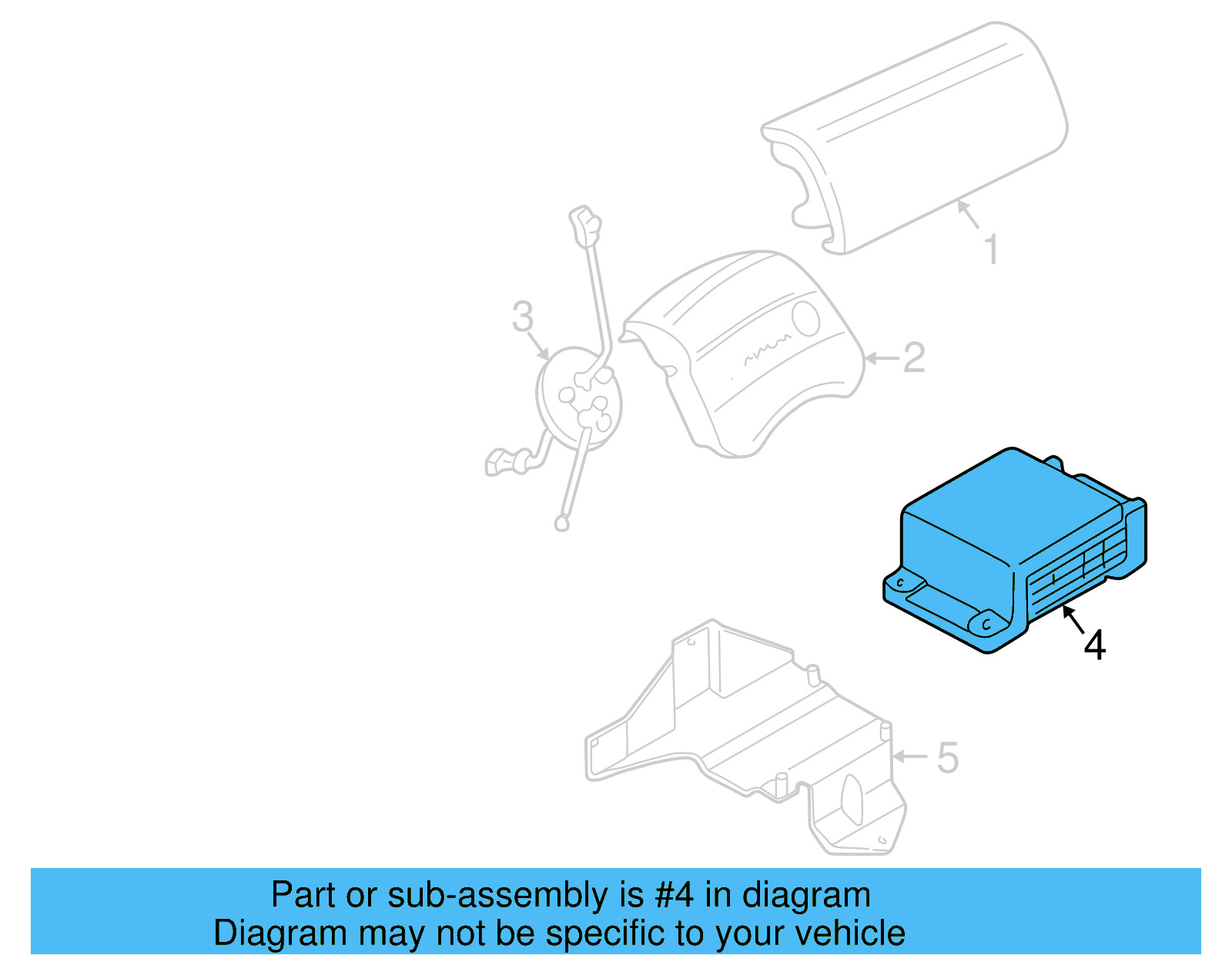 Control Module 1J0-909-603-CK - View 4