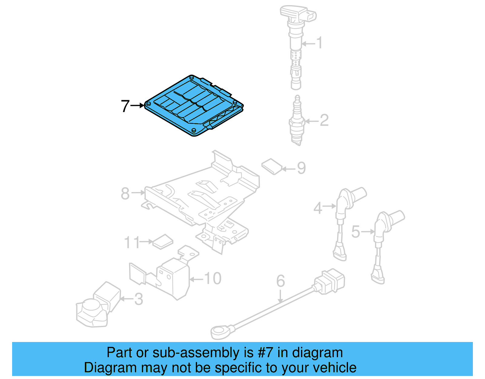 ECM 1Q0-907-115-B - View 3