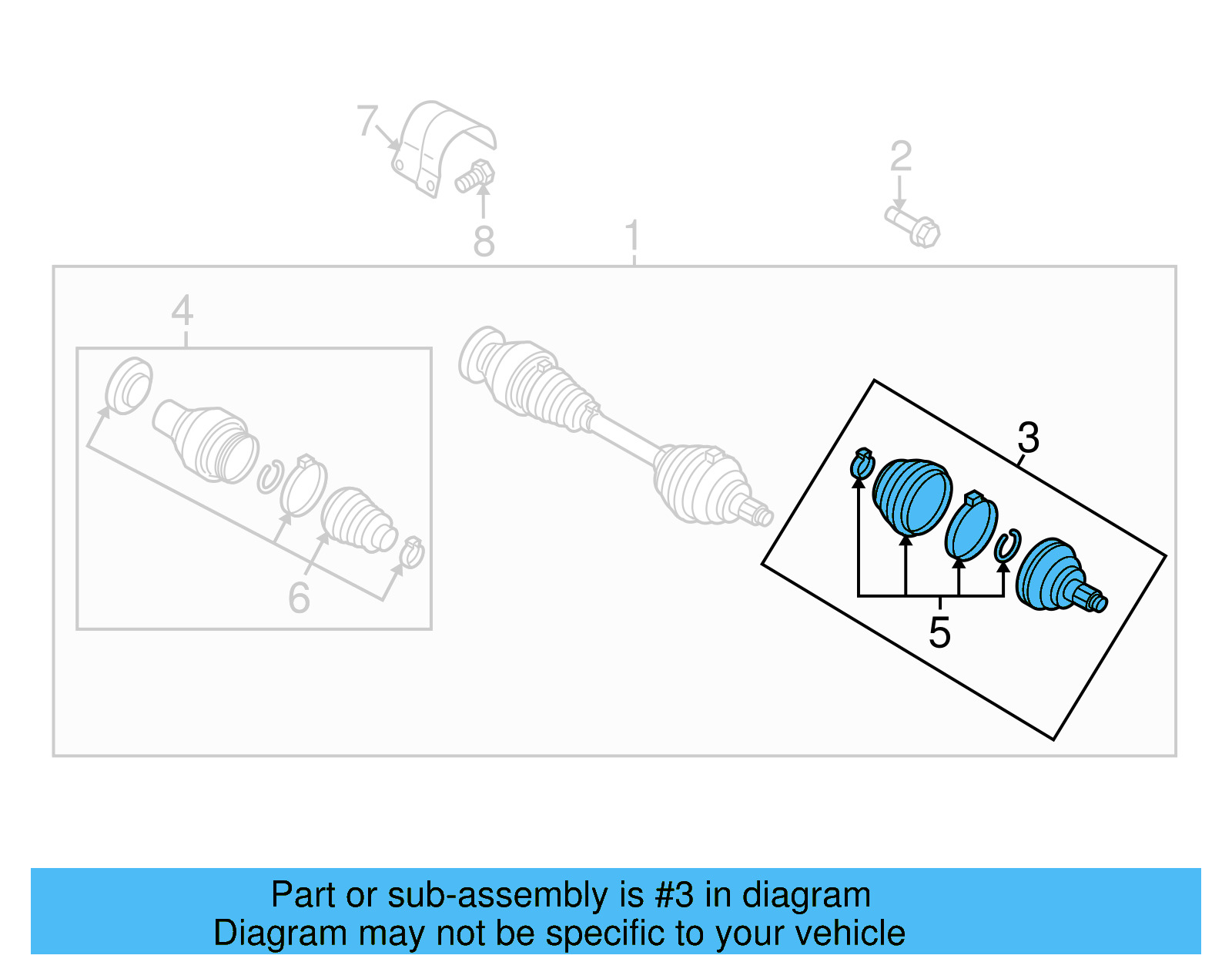 Outer Joint Assembly 5QN-498-099-B - View 8