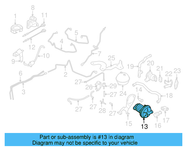Secondary Air Injection Pump 022-959-253-A