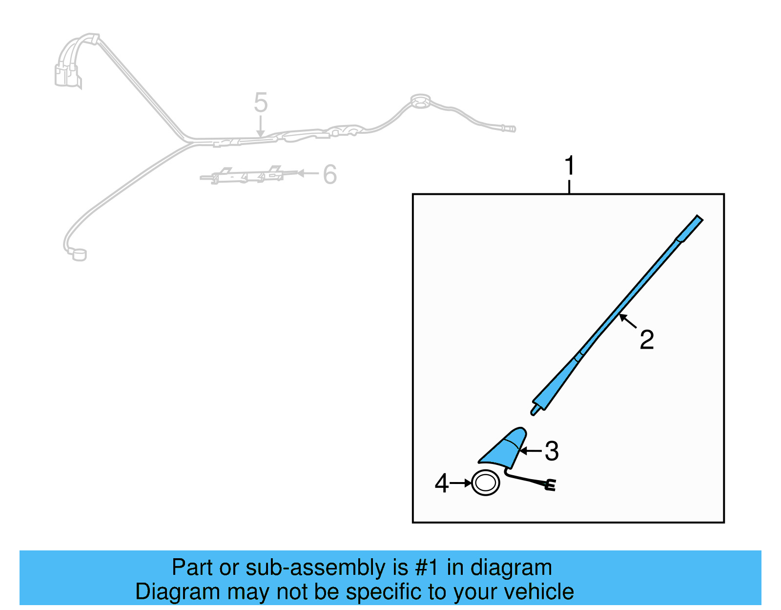Antenna Assembly 1J0-035-505-A - View 4