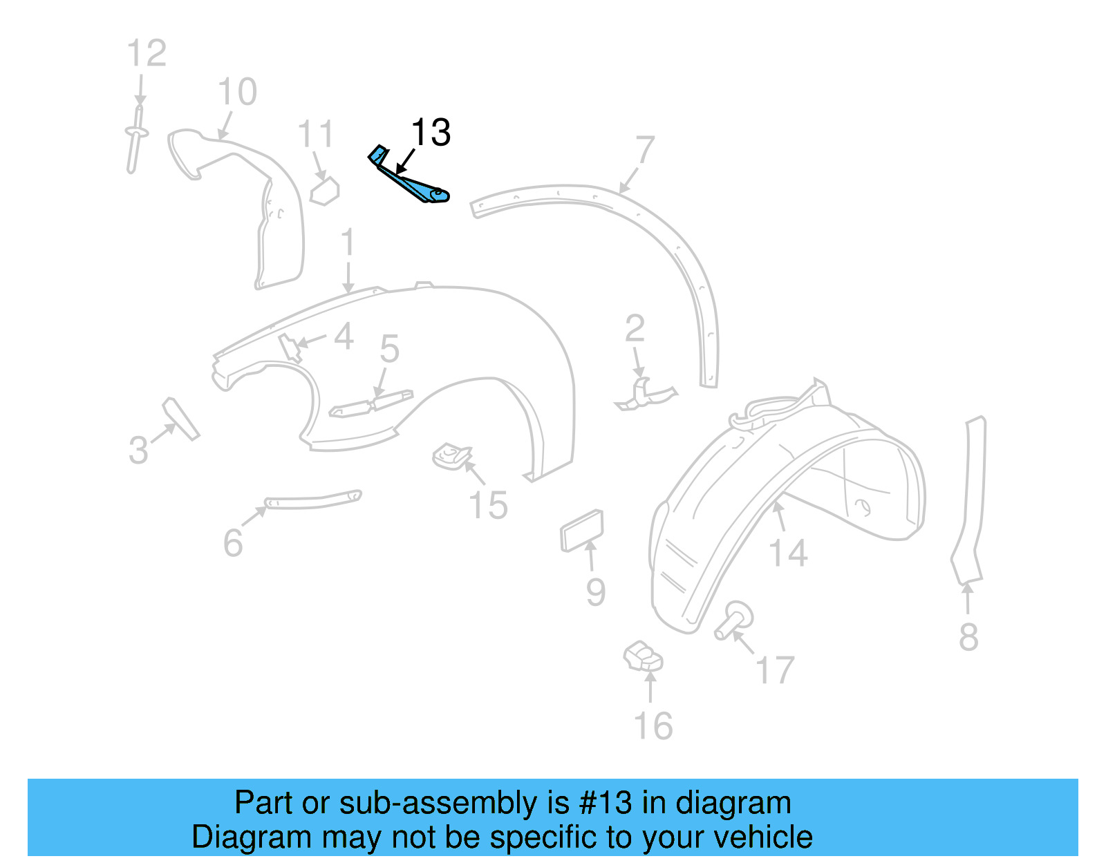 Upper Bracket 1C0-821-228-G - View 18