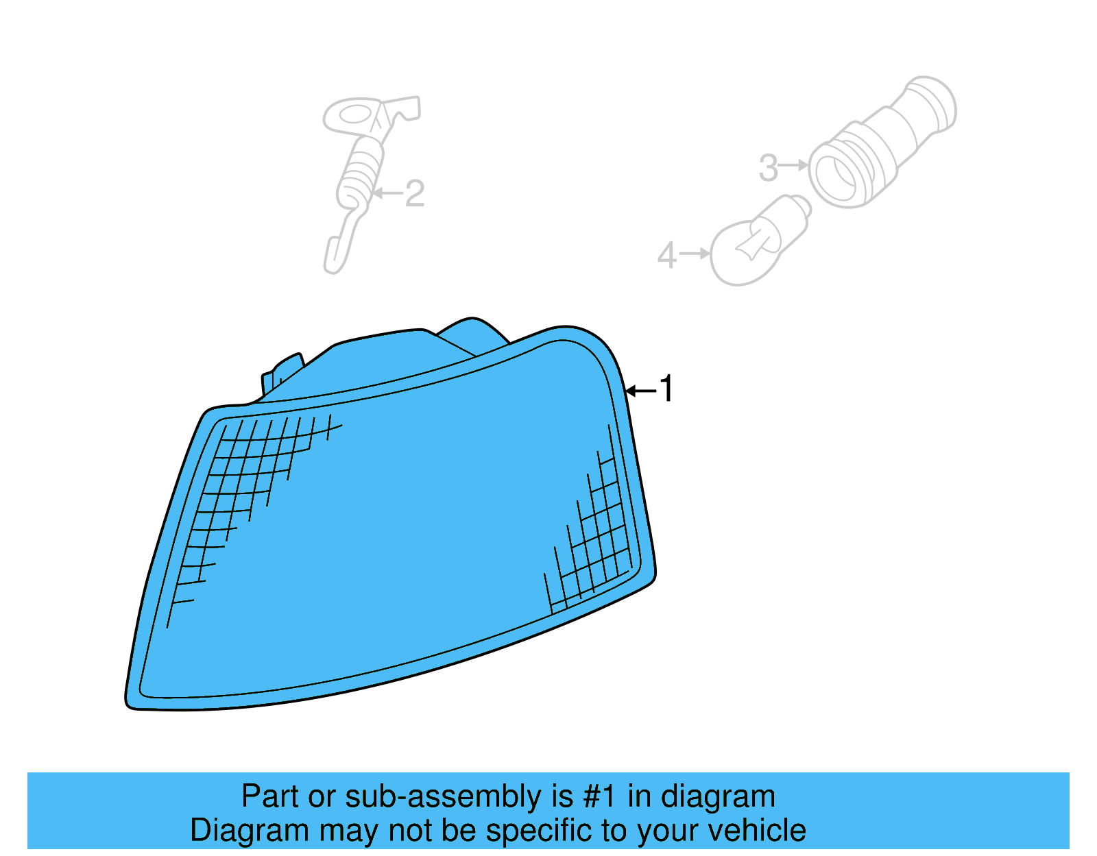 Signal Lamp 3B0-953-041-D - View 7