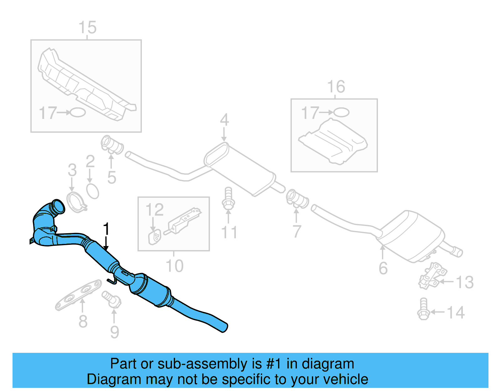 Catalytic Converter 5C0-253-059-BD - View 4