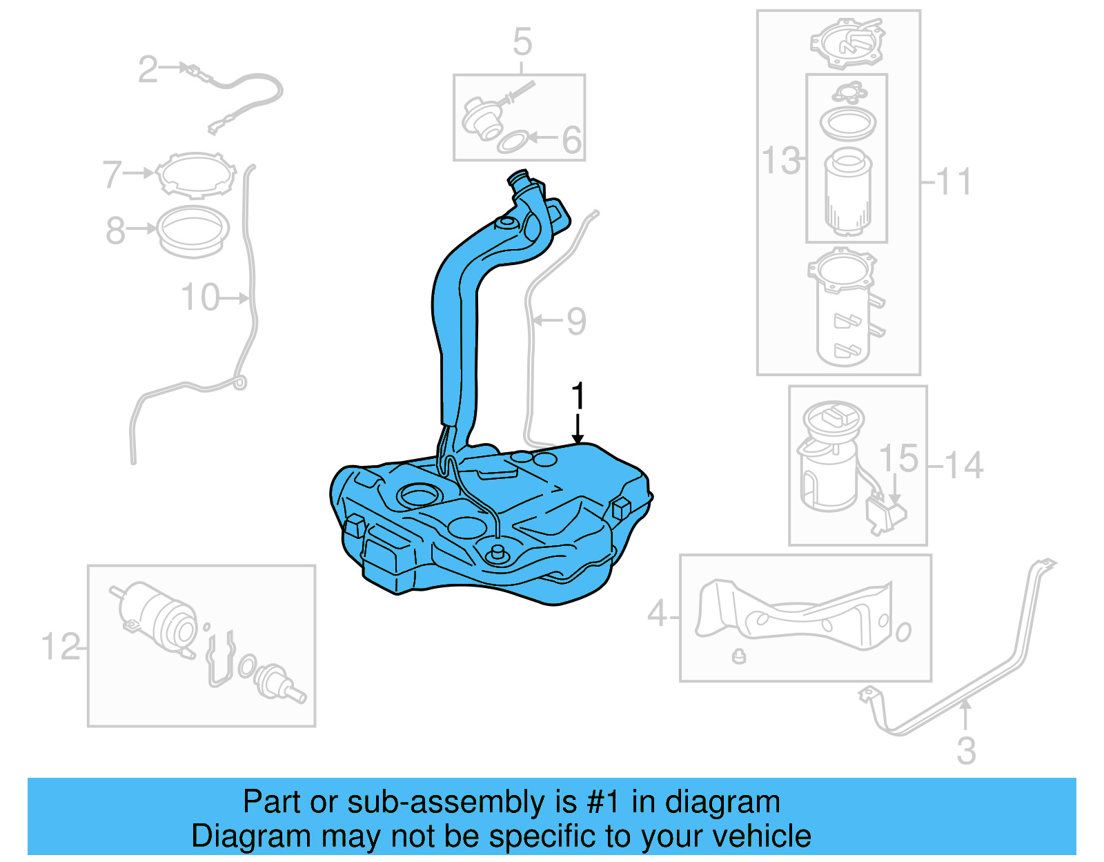 Fuel Tank 1K0-201-055-AM - View 22