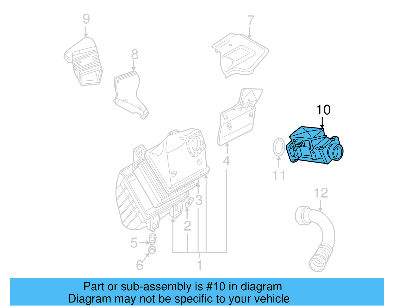 Mass Air Flow Sensor 037-906-461-CX - View 8
