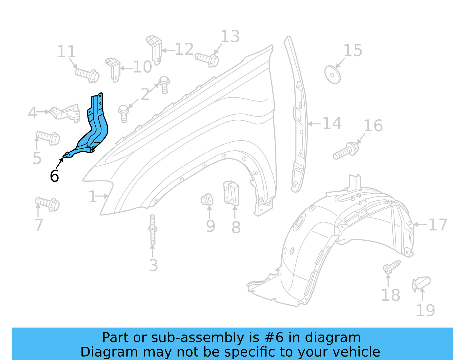 Front Mount Bracket 3CM-821-136 - View 7