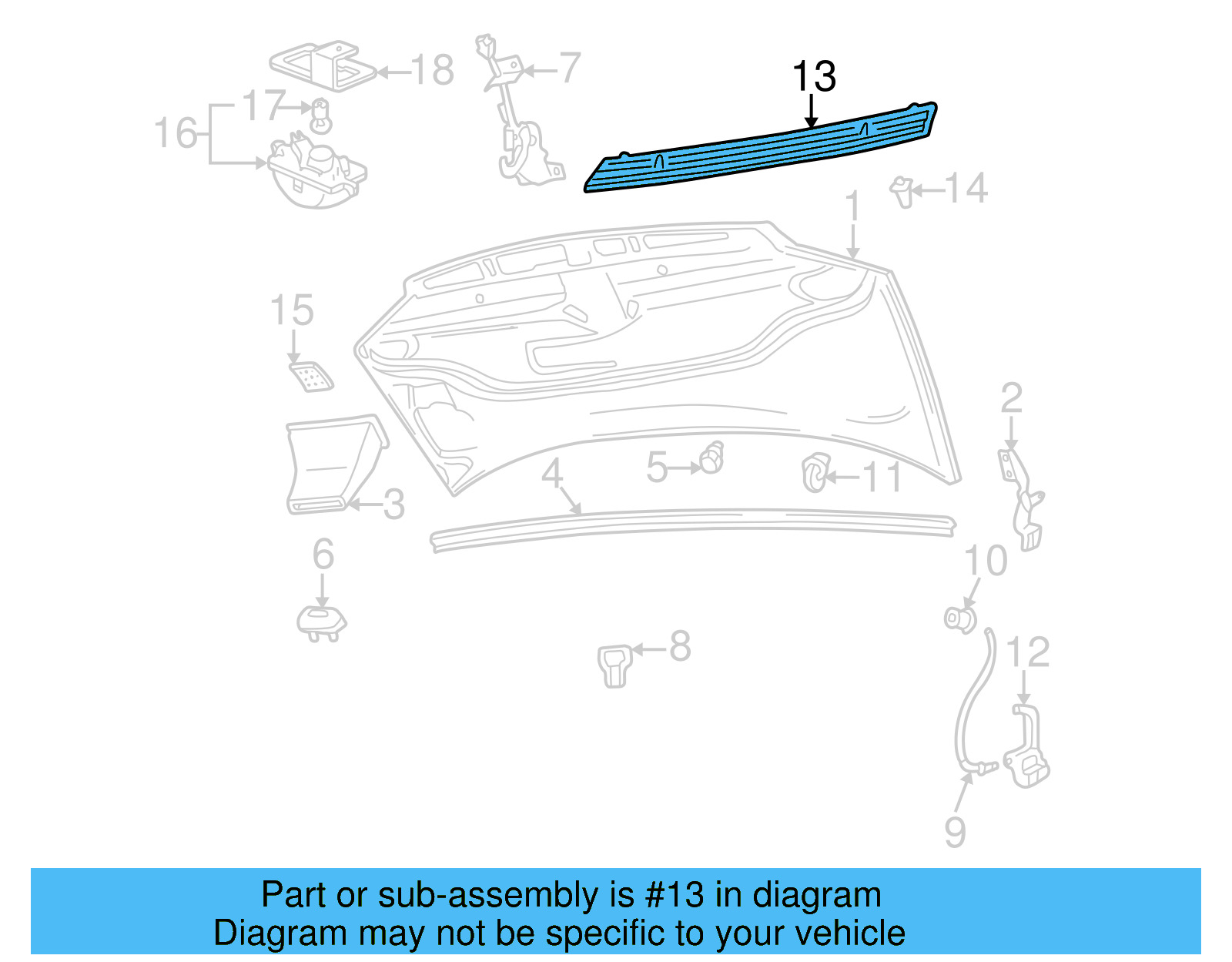 Vent Grille 701-819-044-01C - View 5