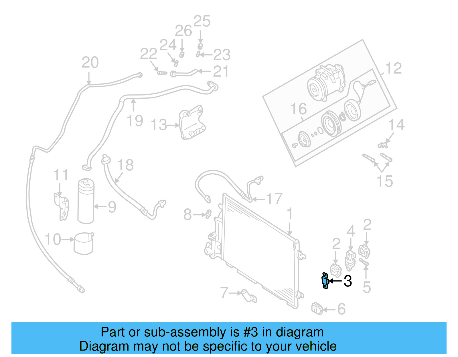 Upper Insulator Bracket 4D0-260-427 - View 8