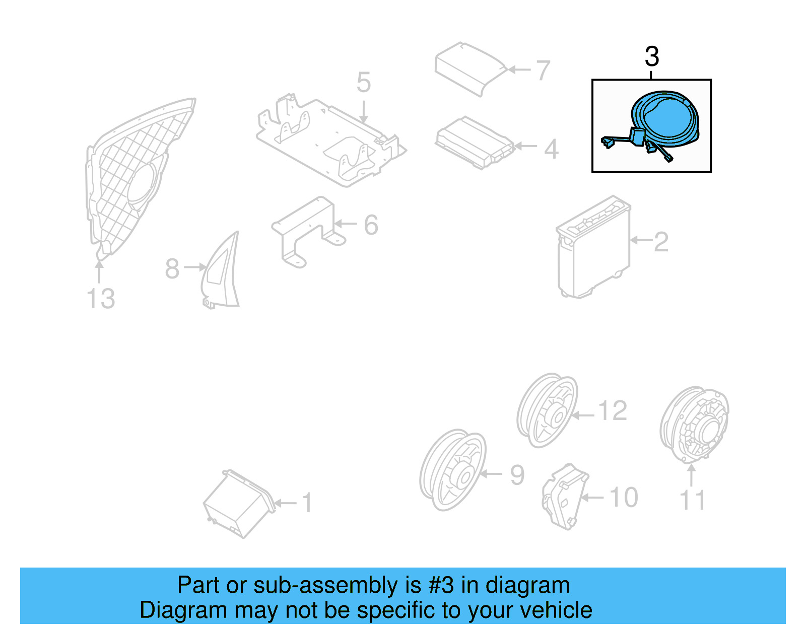 Cable Set Radio To CD Changer 1T0-051-592-B - View 6