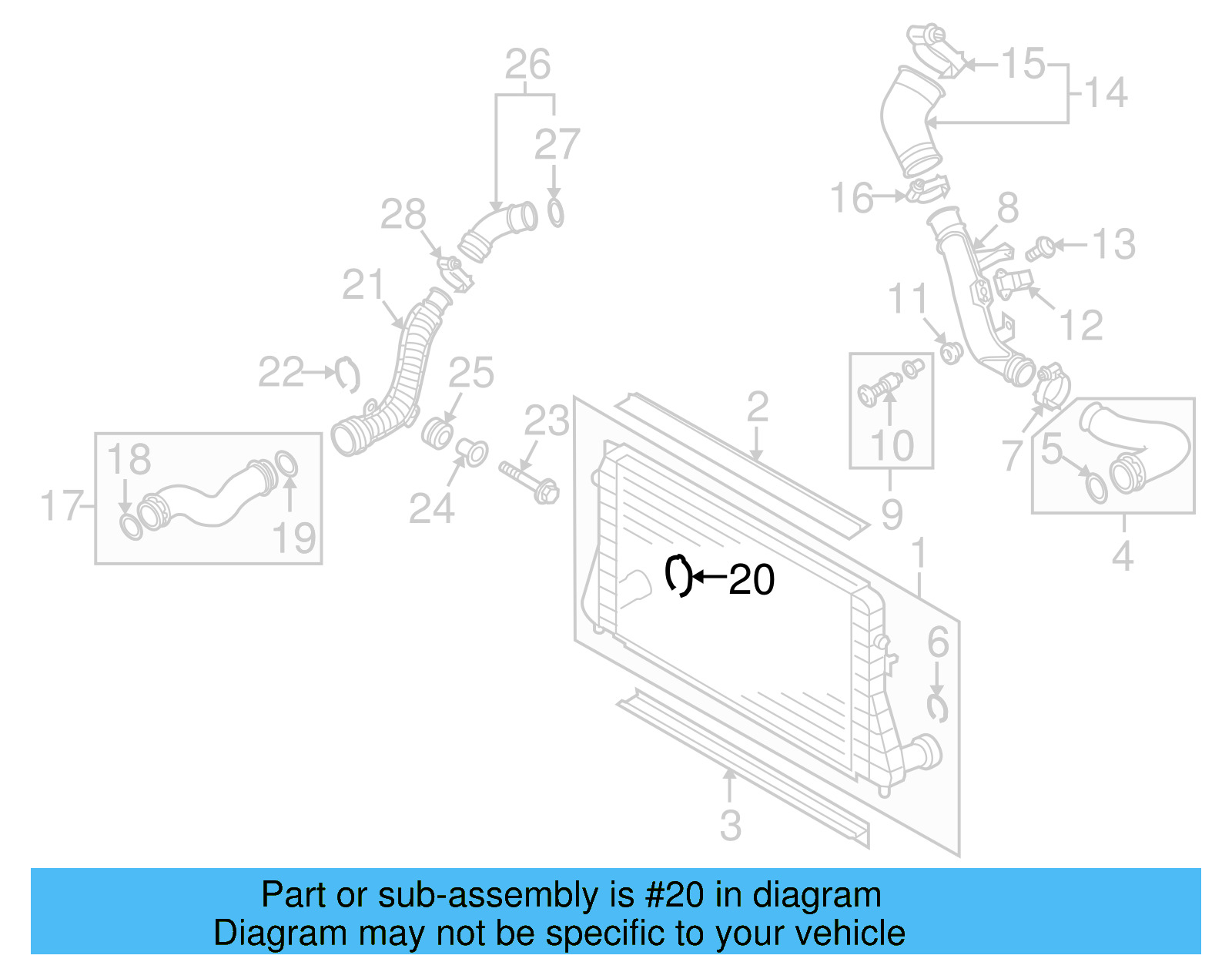 Pressure Hose Retainer Clip 1K0-145-769-D - View 23