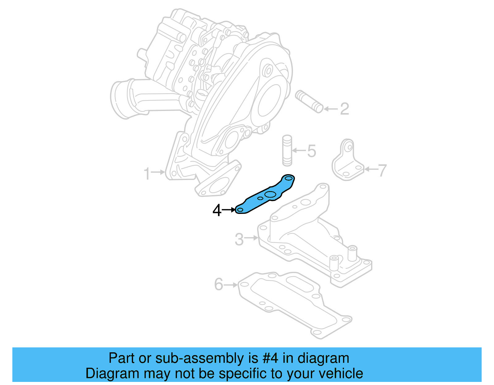 Lower Support Gasket 059-145-757-AF - View 5