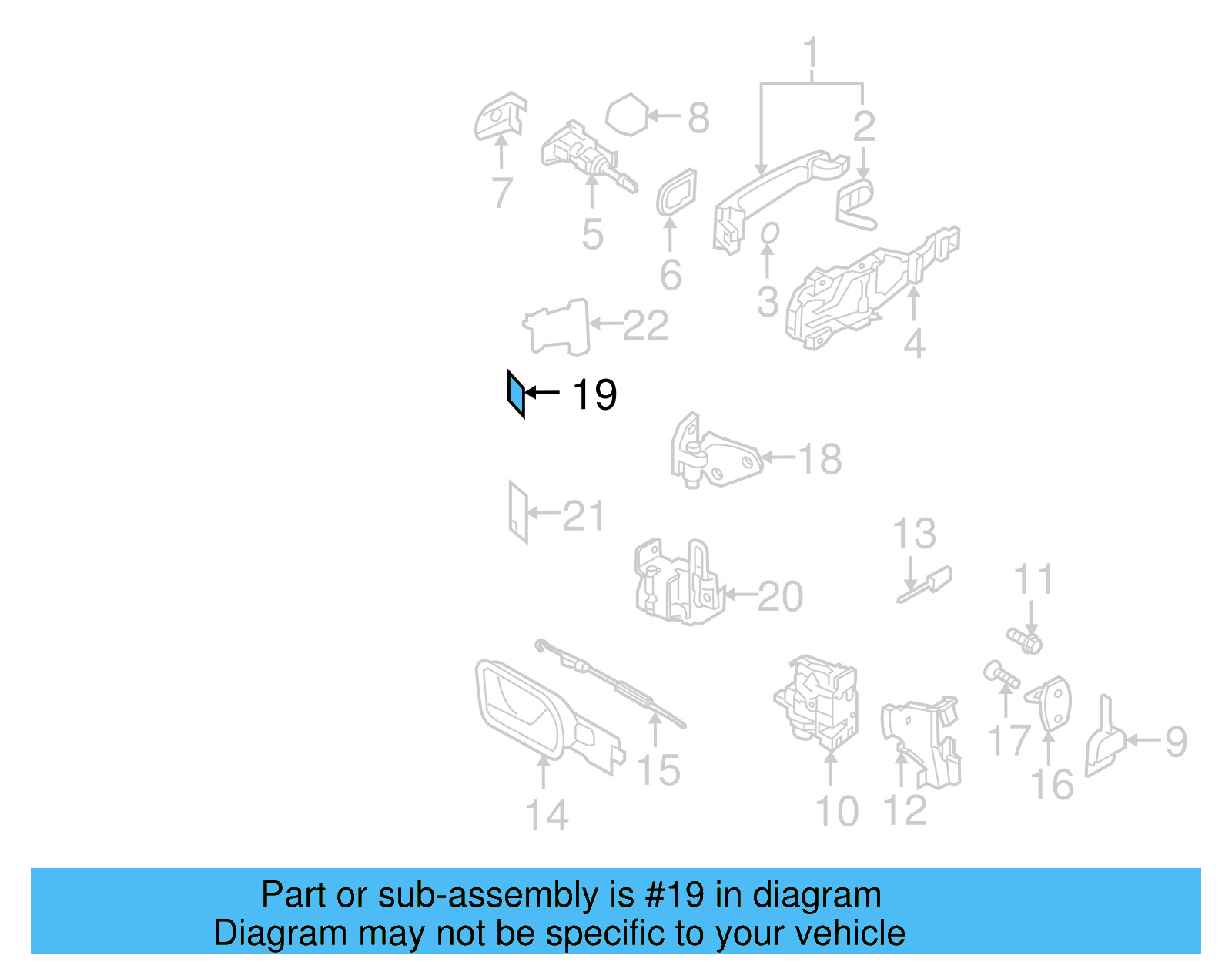 Upper Hinge Backing Plate 1K0-831-281-B - View 36