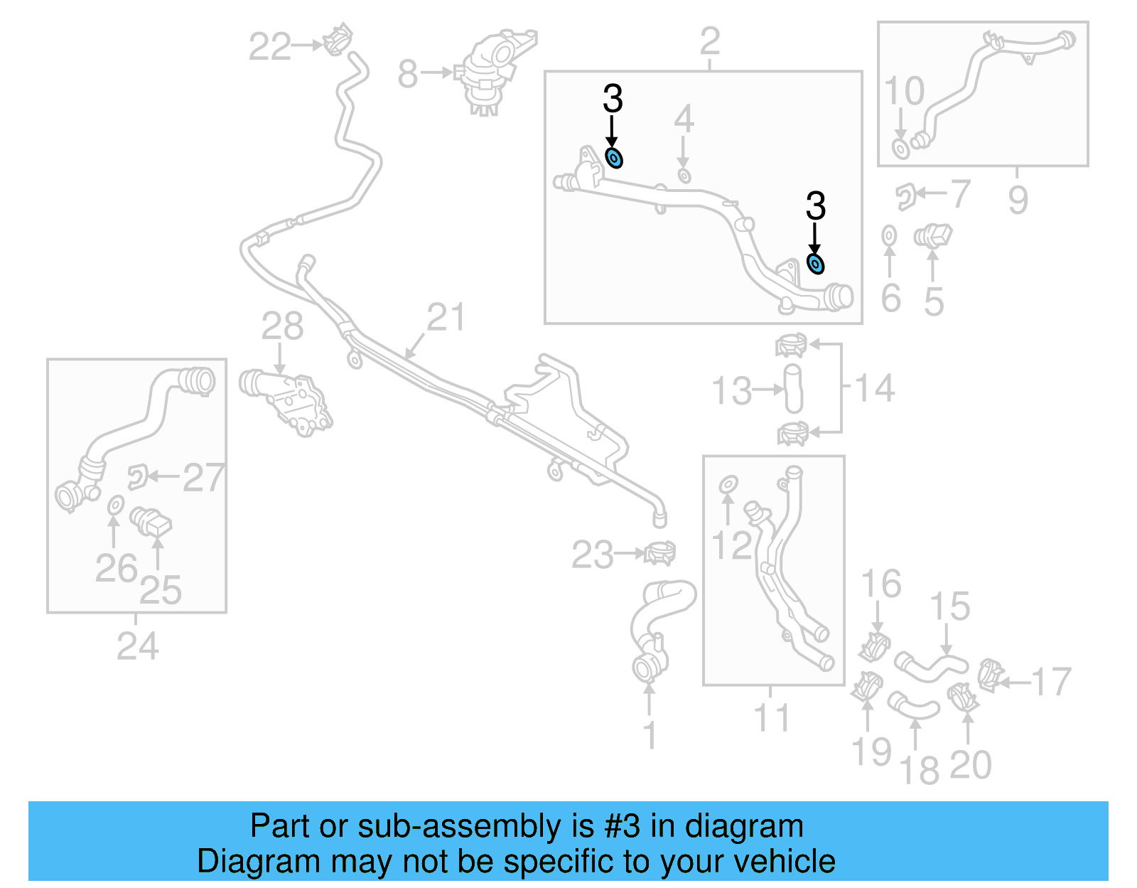 Engine Coolant Pipe O 06E-121-119-J - View 9