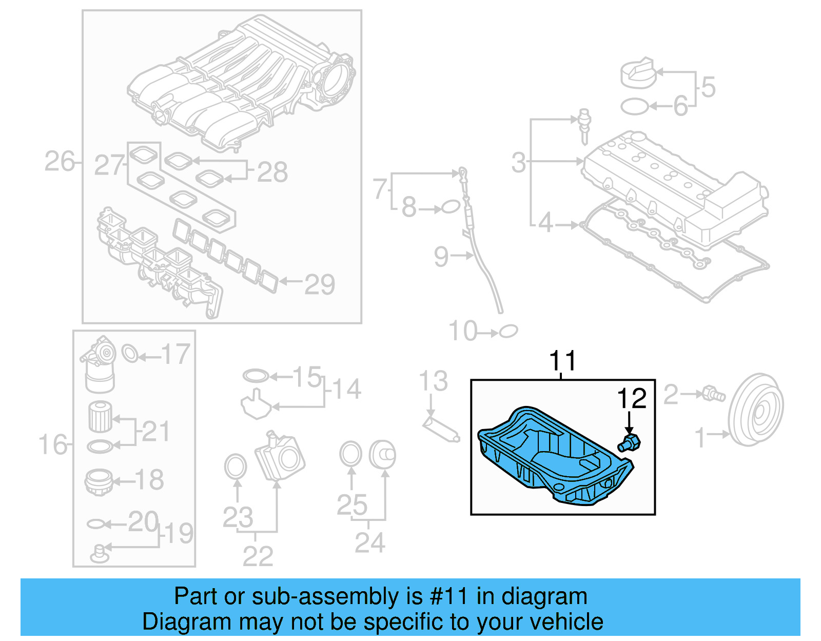 Oil Pan 03H-103-601-J - View 6