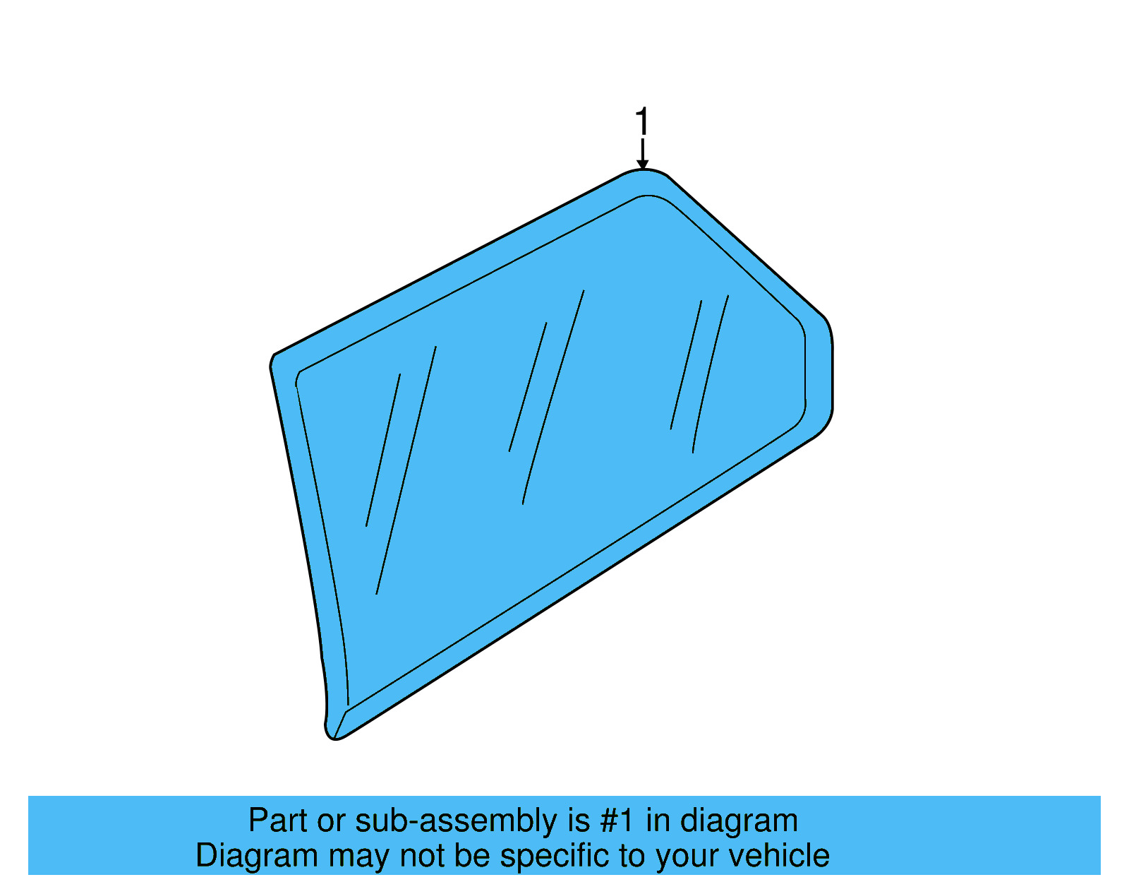 Quarter Glass 5GM-845-042-A-NVB - View 4