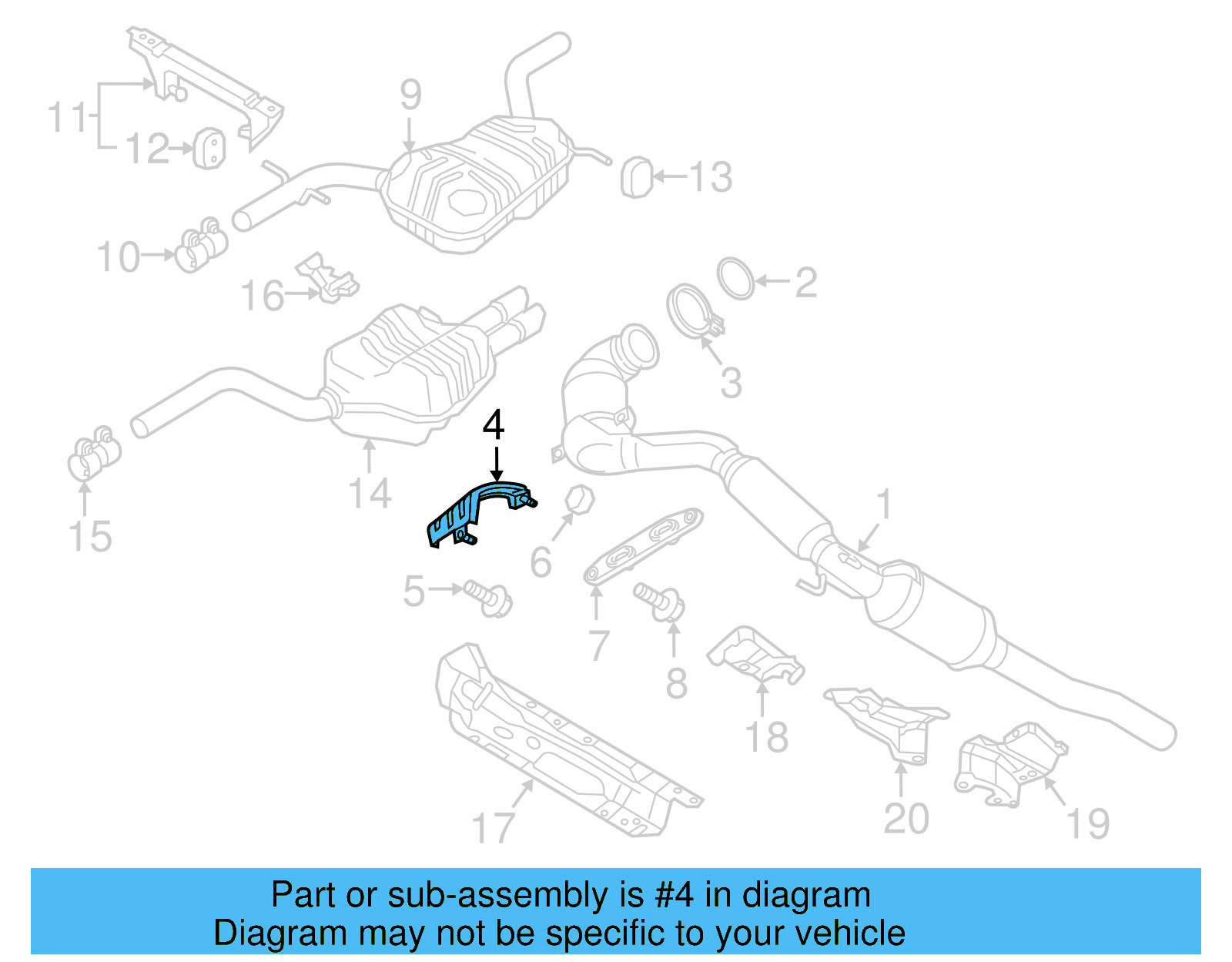 Front Bracket 5C0-253-249 - View 4