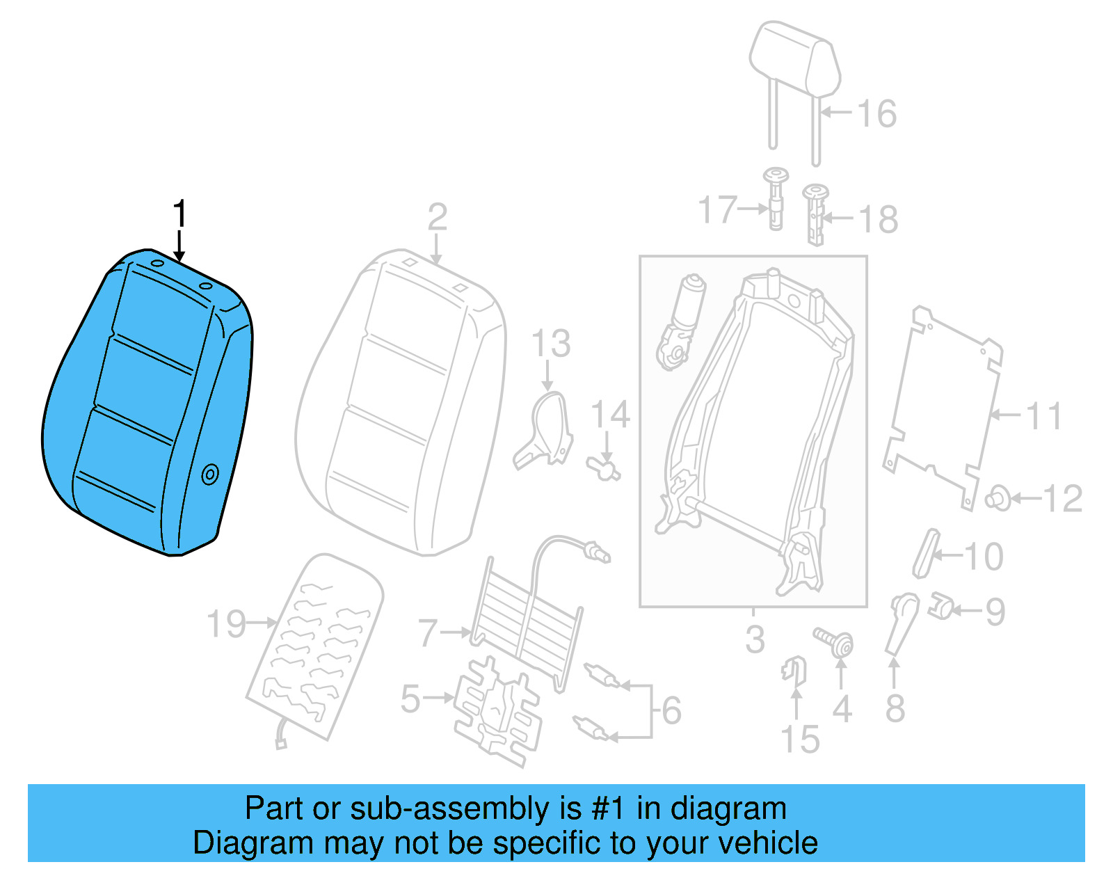 Seat Back Cover 561-881-806-L-UFF - View 4