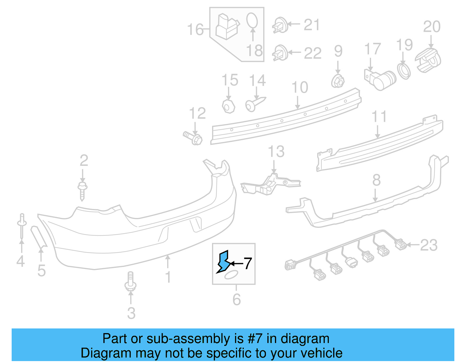 Tow Eye Cap Clamp 1T0-807-887 - View 4