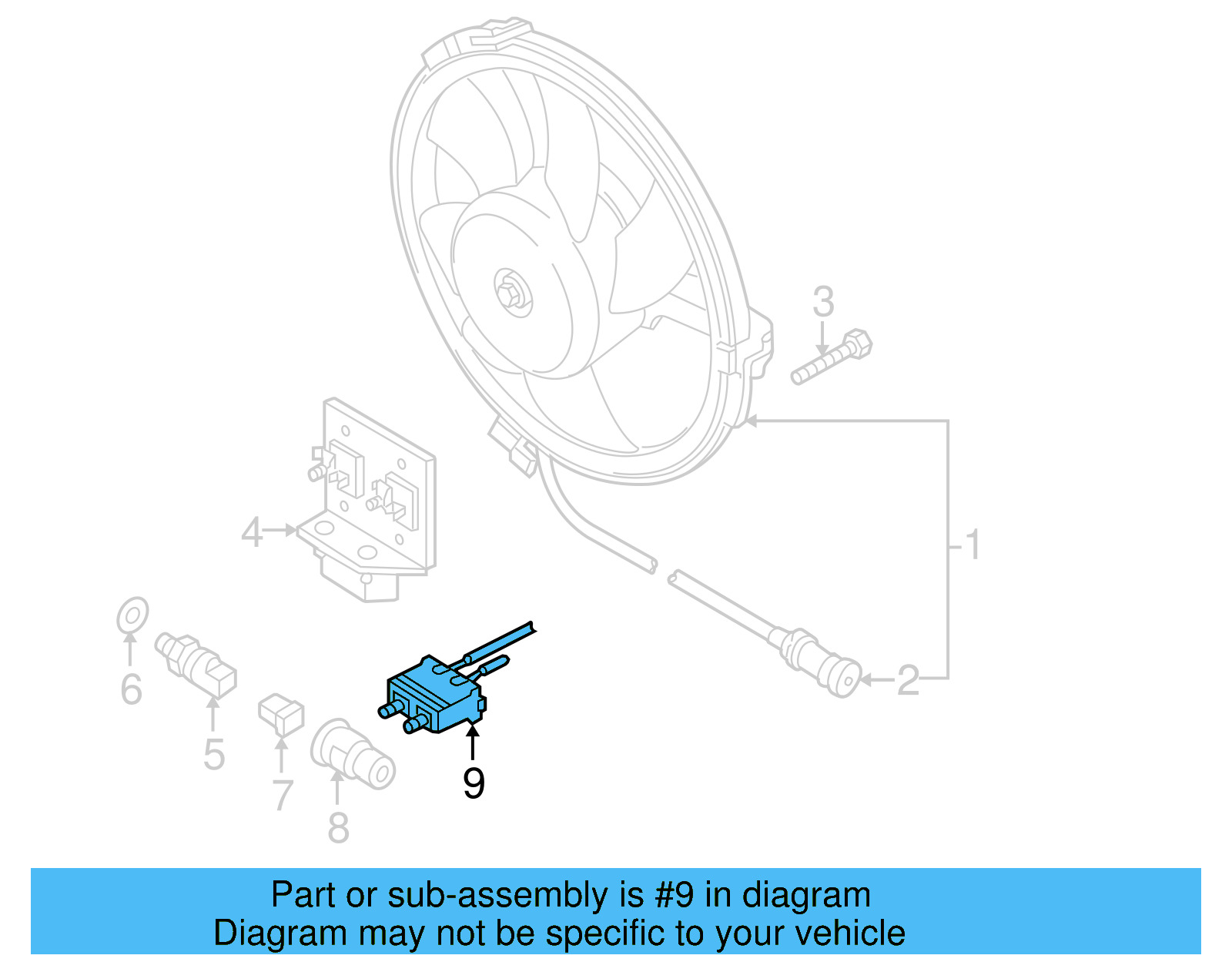 Control Module 8D0-959-501-C - View 5