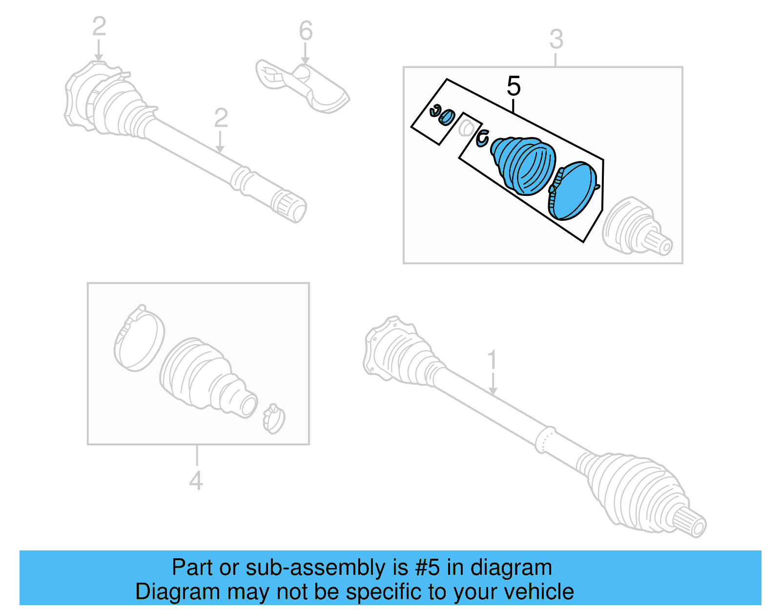 Outer Boot 3B0-498-203-A - View 4