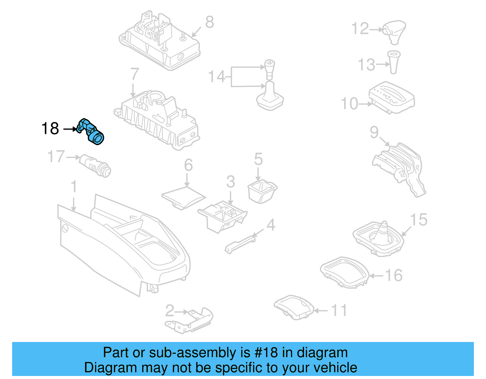 Power Outlet 1J0-919-341-J - View 2