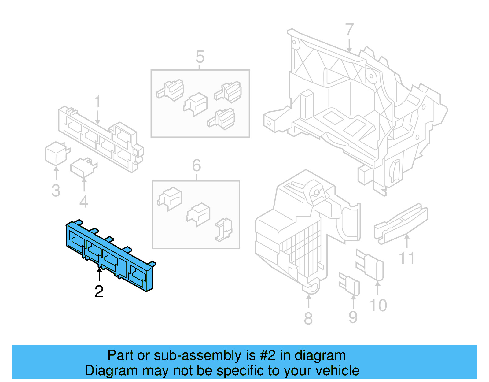Relay Plate 7N0-937-503-A - View 9
