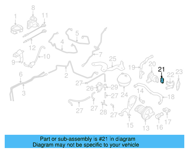 Secondary Air Injection Control Valve Gasket 06A-131-120-D