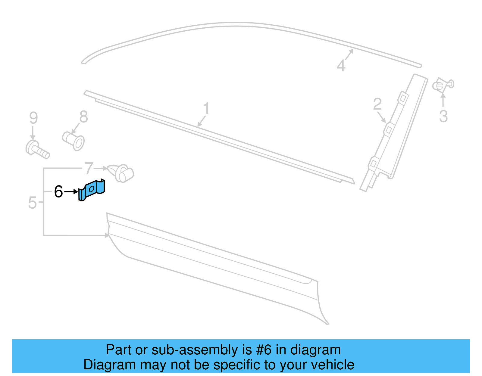 Lower Molding Nut WHT-007-928-A - View 9
