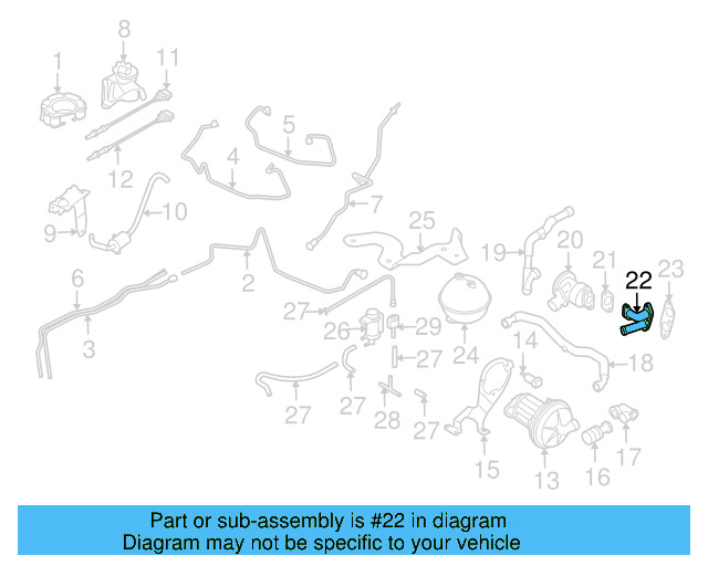 Secondary Air Injection Pump Adapter 022-131-119-B - View 10