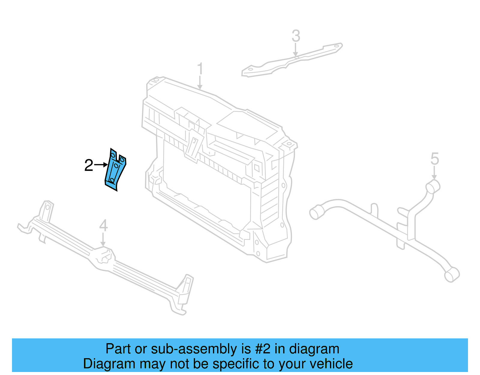 Lock Support 5C6-805-567-B - View 5