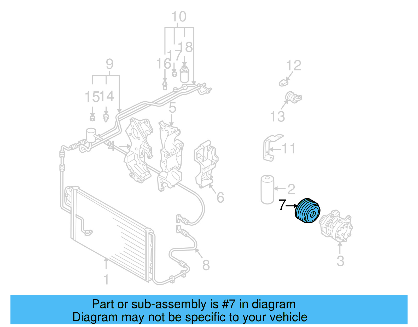 Clutch & Pulley 357-820-811-H - View 6