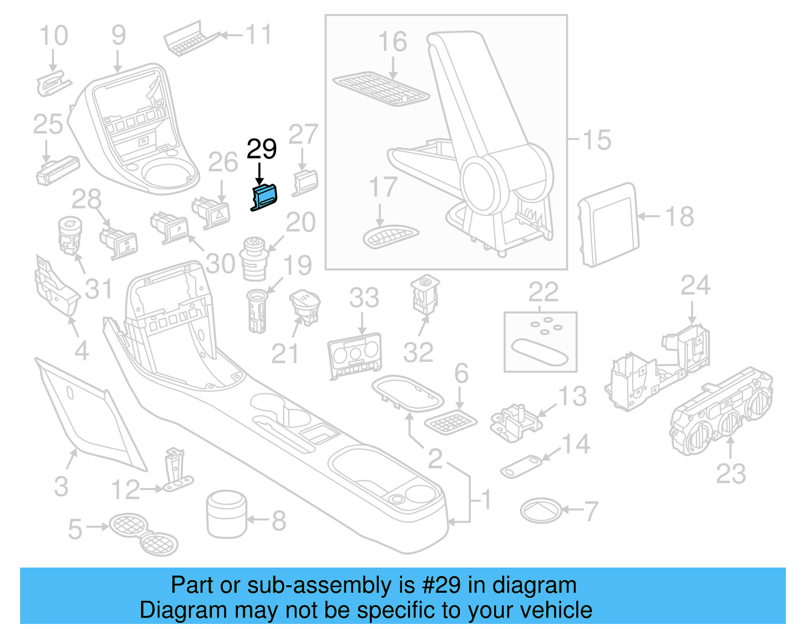 Blank Cover 5C5-927-122-B-ICX - View 4