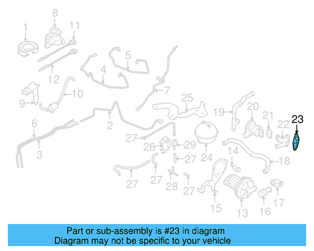 Secondary Air Injection Pipe Gasket 022-131-120-B - View 12