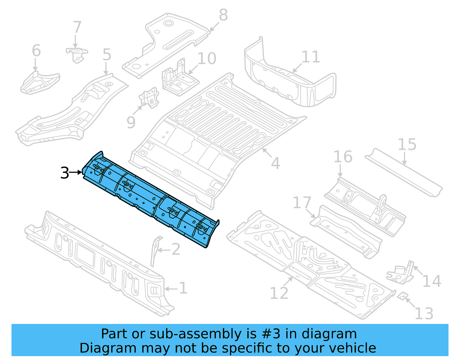 Center Cross 1EA-814-151-A - View 4