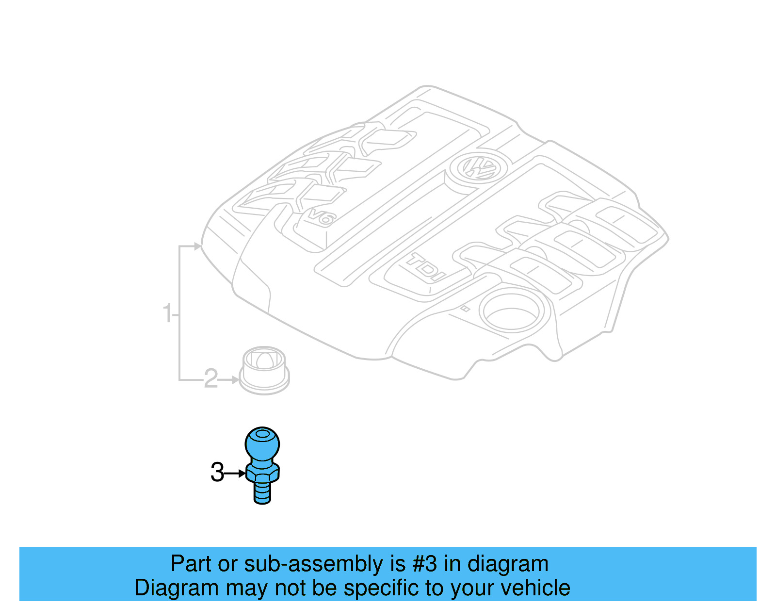 Cover Ball Stud WHT-000-508 - View 10