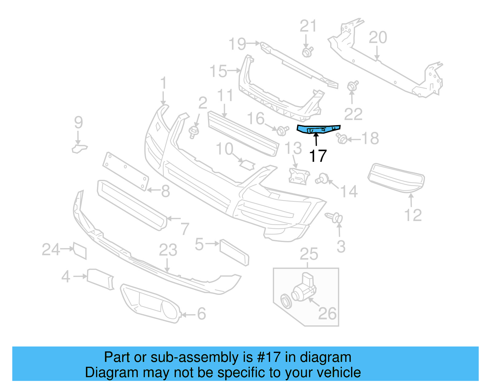 Side Support 7L6-807-184-C - View 5
