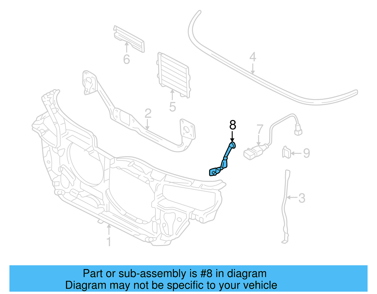Temp Sensor Bracket 8D0-820-536-C - View 24