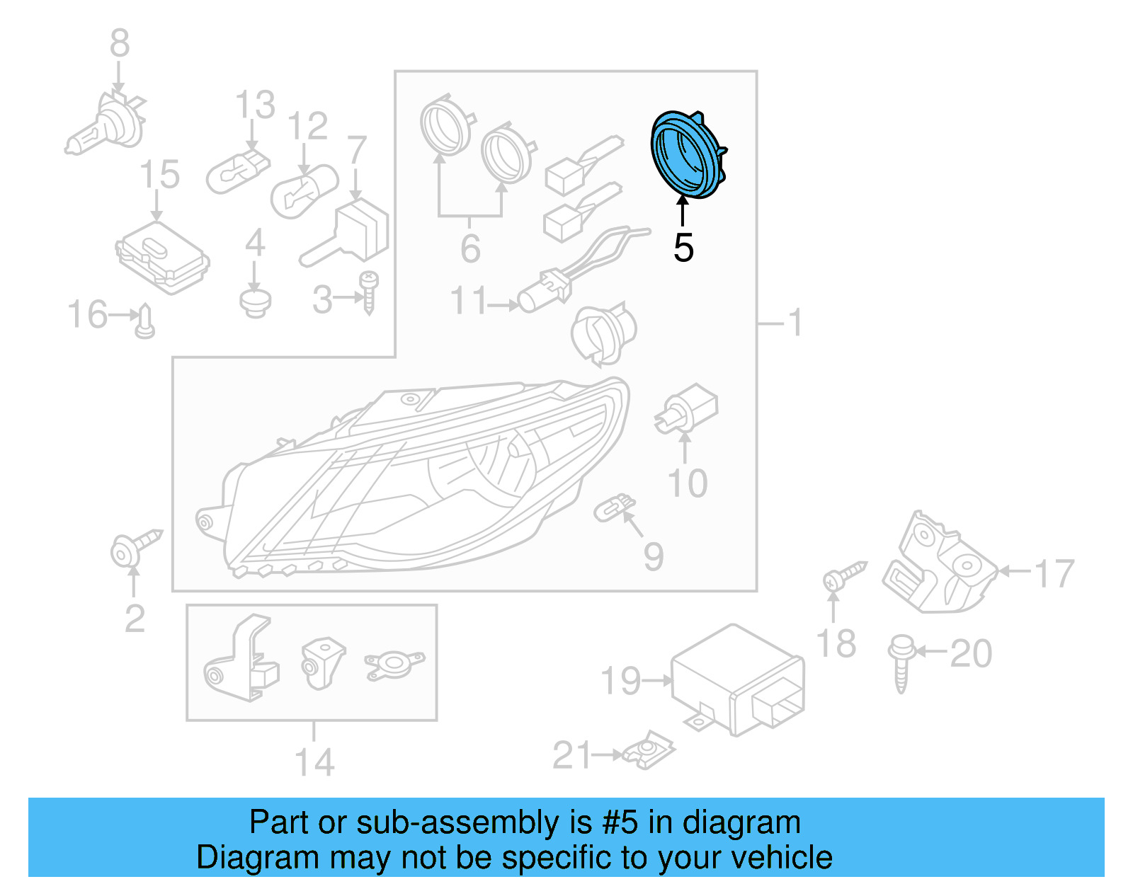 Rear Cap 3C8-941-607 - View 7