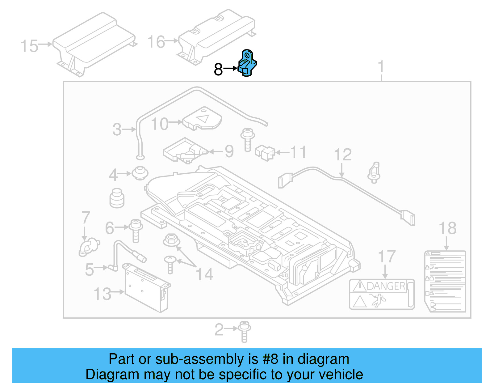 Connector 8R0-915-639 - View 4
