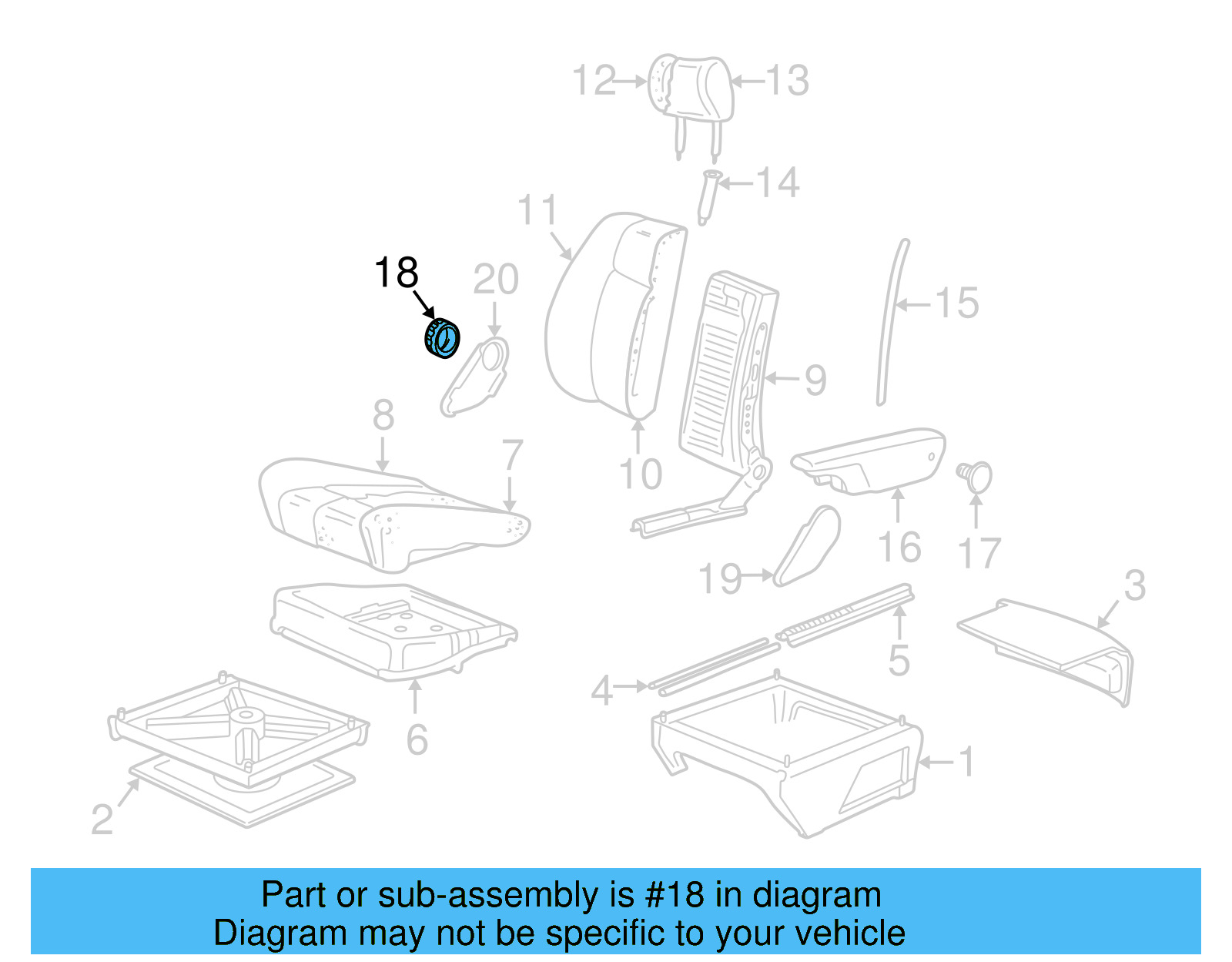 Adjust Knob 357-881-671-C81 - View 8