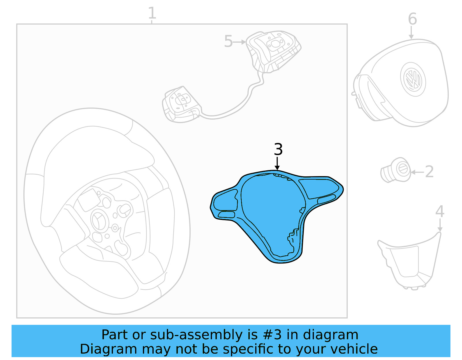 Trim Cover 2GJ-419-685-3DP - View 14