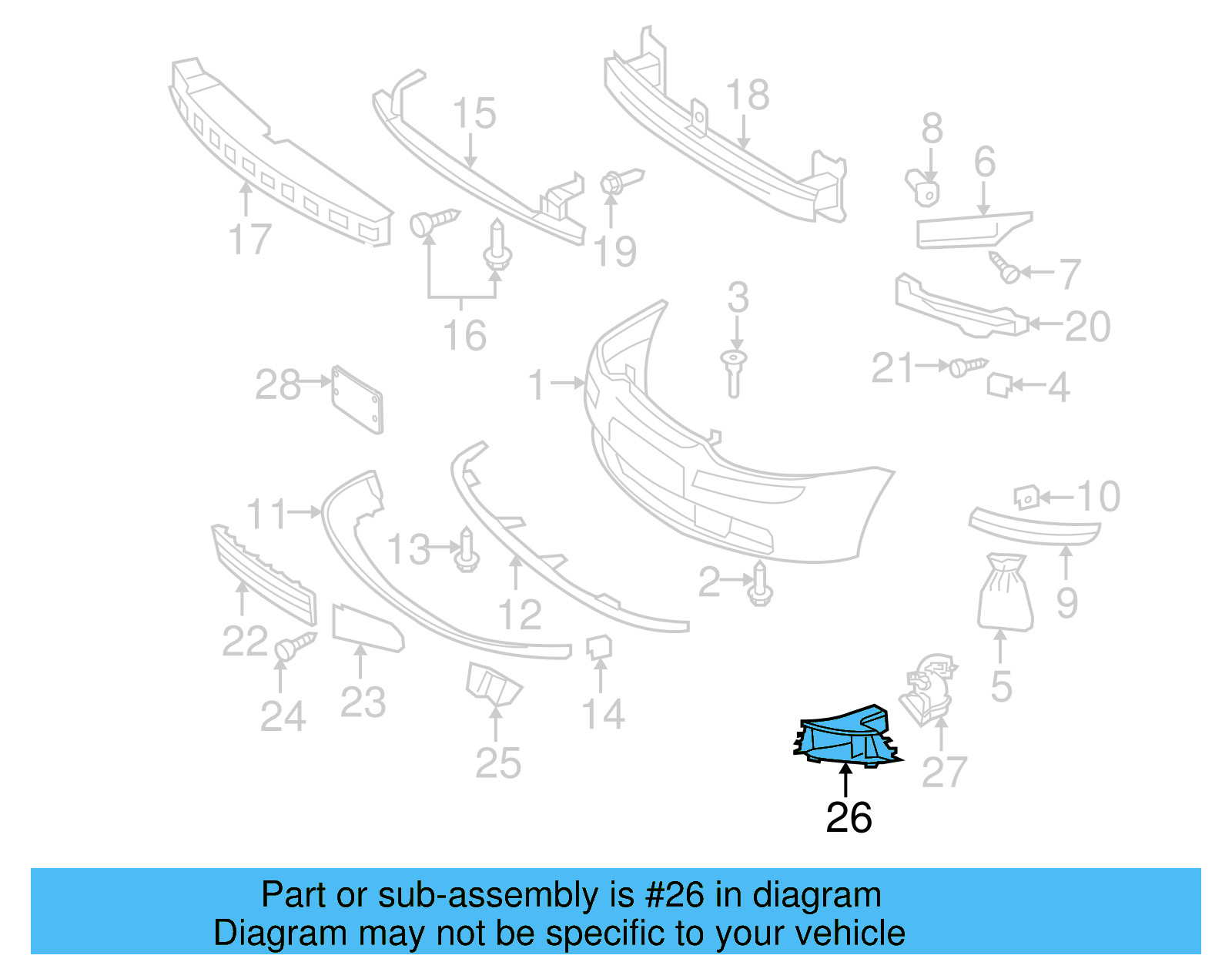 Front Duct 1K0-825-319 - View 4