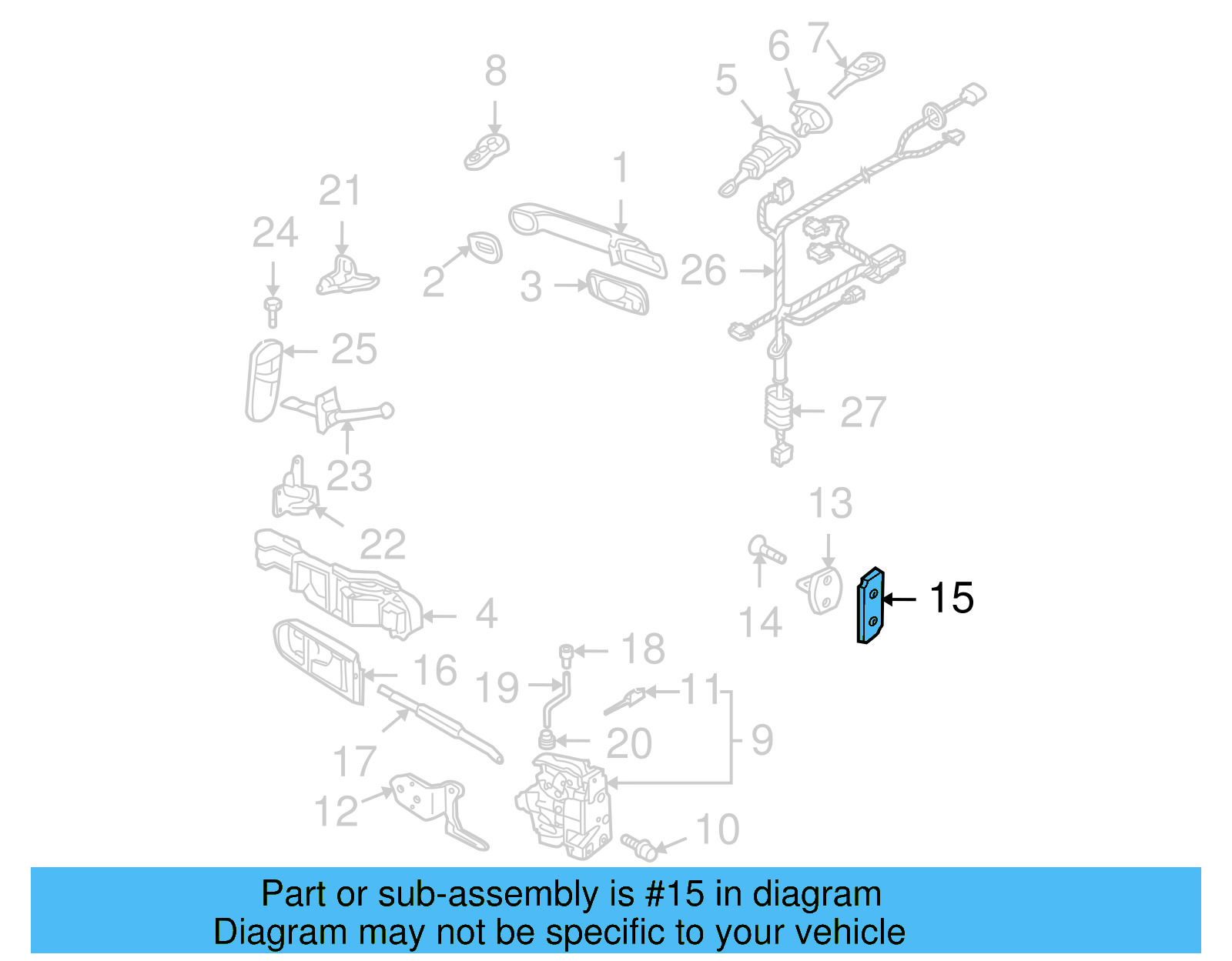 Striker Plate 3B0-809-237-D - View 13