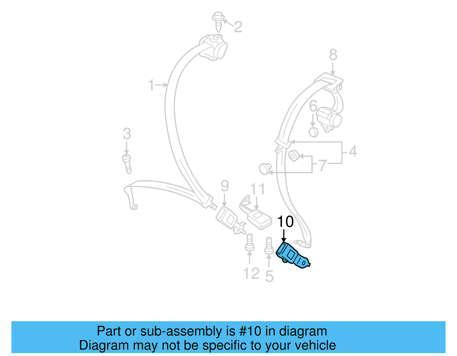 Outer Buckle 5NN-857-753-A-MNB - View 2